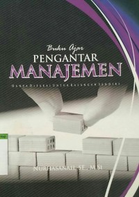 BUKU AJAR PENGANTAR MANAJEMEN