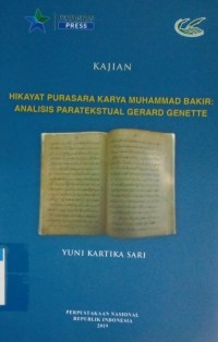 Kajian hikayat purasara karya Muhammad Bakir : analisis paratekstual gerard genette