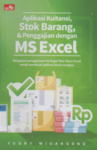 Aplikasi kuitansi stok barang & penggajian dengan MS Excel