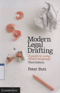 Modern legal drafting