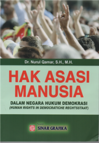 Hak asasi manusia : dalam negara hukum demokrasi (human rights in democratiche rechtsstaat )