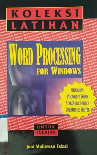Word Processing for Windows