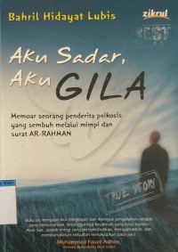 Aku sadar, aku gila