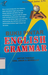 Buku pintar english grammar