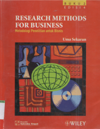 Image of Research methods for business metodologi penelitian untuk bisnis buku 2 ed.4
