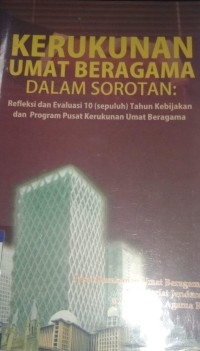 Image of Kerukunan umat beragama dalam sorotan: