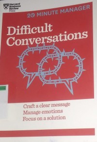 Image of 20 Minute manager difficult conversations