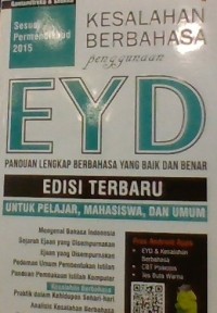 Image of Kesalahan berbahasa penggunaan EYD