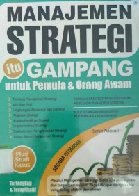 Image of Manajemen strategi itu gampang
