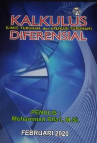 Image of Kalkulus Diferensial ; Limit, Turunan, Dan Aplikasi Turunan