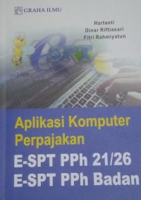 Image of Aplikasi Komputer Perpajakan E-SPT PPh 21/26, E-SPT PPh Badan