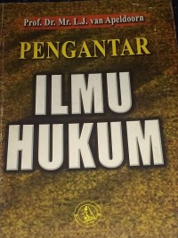 Image of Pengantar Ilmu Hukum