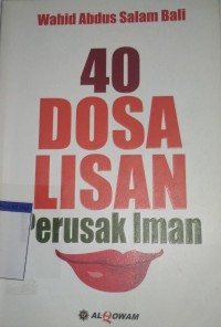 Image of 40 DOSA LISAN PERUSAK IMAN