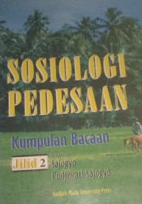 Image of Sosiologi pedesaan jilid 2