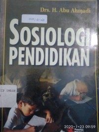 Image of Sosiologi Pendidikan