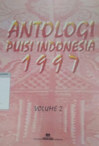 Image of Antologi puisi indonesia 1997 volume 2