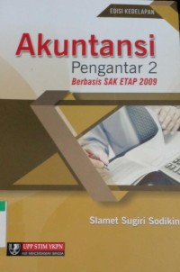 Image of Akuntansi pengantar 2 berbasis SAK ETAP 2009