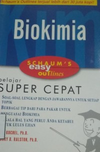 Image of Biokimia belajar super cepat