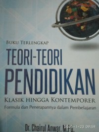 Image of Buku Terlengkap Teori-Teori Pendidikan Klasik Hingga Kontemporer