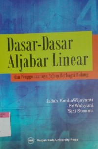 Image of DASAR-DASAR ALJABAR LINEAR JIL.1