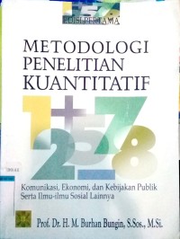 Image of Metode penelitian kuantitatif