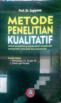 Image of METODOLOGI PENELITIAN KUALITATIF