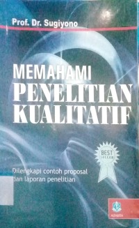 Image of Memahami penelitian kualitatif