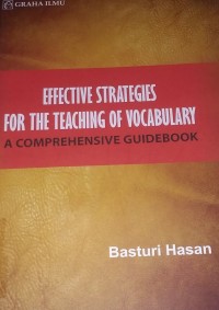 Image of Effective Strategies For The Teaching Of Vocabulary : A Comprehensive Guidebook