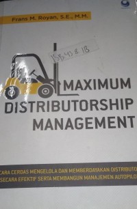 Image of Maximum Distributorship Management