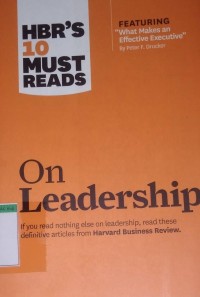 Image of HBR'S 10 must reads on leadership