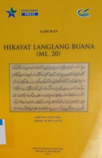Image of Saduran hikayat langlang buana (ml.20)