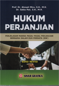 Image of Hukum Perjanjian : Penjelasan Makna Pasal-Pasal Perjanjian Bernama Dalam KUH Perdata (BW)