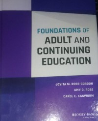 Image of Foundation of adult and continuing education
