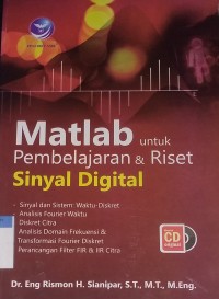 Image of Matlab untuk pembelajaran & riset sinyal digital