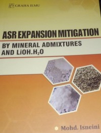 Image of ASR Expansion Mitigation : By Mineral Admixtures And LiOH.H2O