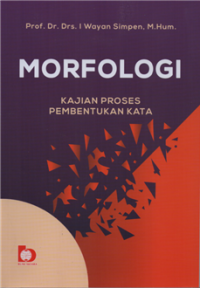 Image of Morfologi : kajian proses pembentukan kata