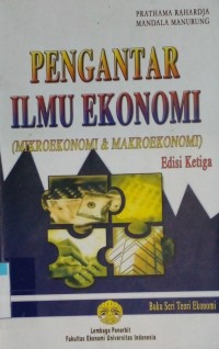 Image of PENGANTAR ILMU EKONOMI EDISI 3