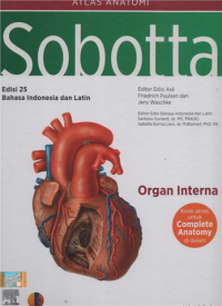Image of Atlas anatomi sobotta organ interna ed.25 jil. 2 bahasa indonesia dan latin