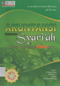 Image of Akuntansi transaksi syariah akad jual beli di lembaga bukan bank