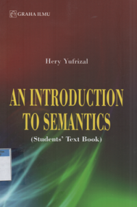 Image of An introduction to semantics (students text book)