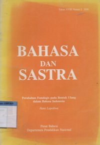 Image of Bahasa dan Sastra