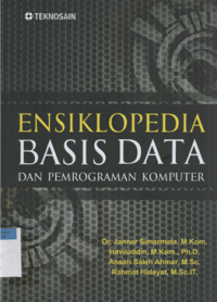 Image of Ensiklopedia basis data dan pemrograman komputer