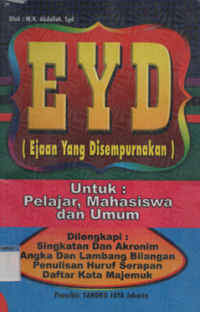 Image of EYD (EJAAN YANG DISEMPURNAKAN)