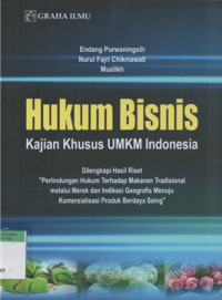 Image of Hukum bisnis kajian khusus UMKM indonesia