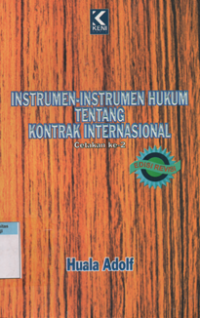Image of Instrumen-instrumen hukum tentang kontrak internasional cet. ke 2