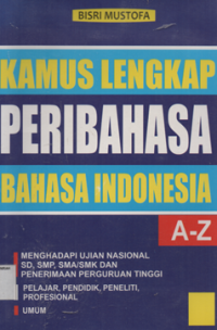 Image of Kamus lengkap peribahasa bahasa Indonesia A-Z