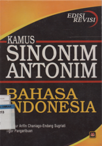 Image of Kamus sinonim antonim Bahasa Indonesia