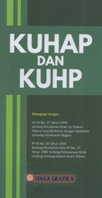 Image of KUHAP dan KUHP
