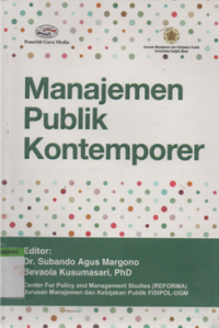 Image of Manajemen publik kontemporer