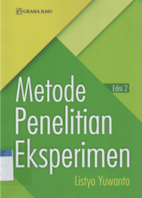 Image of Metode penelitian eksperimen ed.2